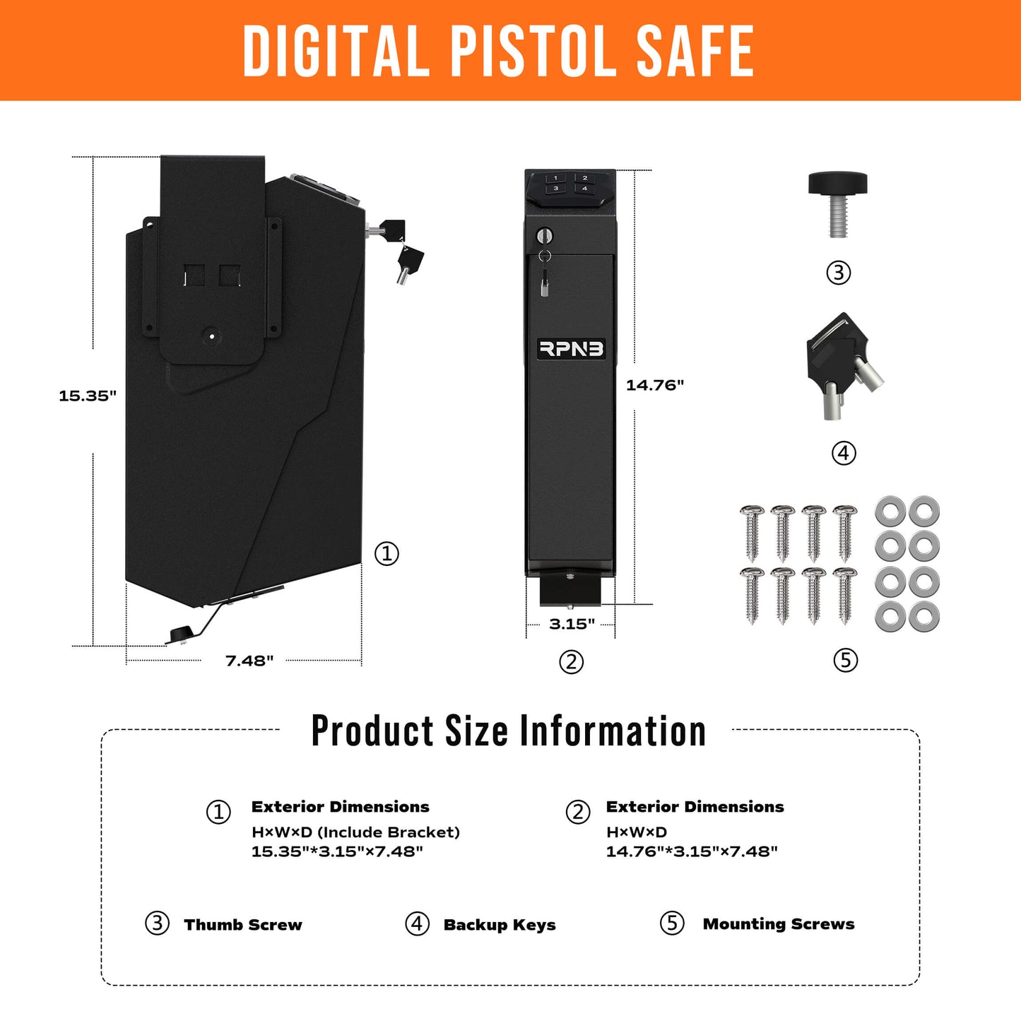 PISTOL SAFE-RP311E