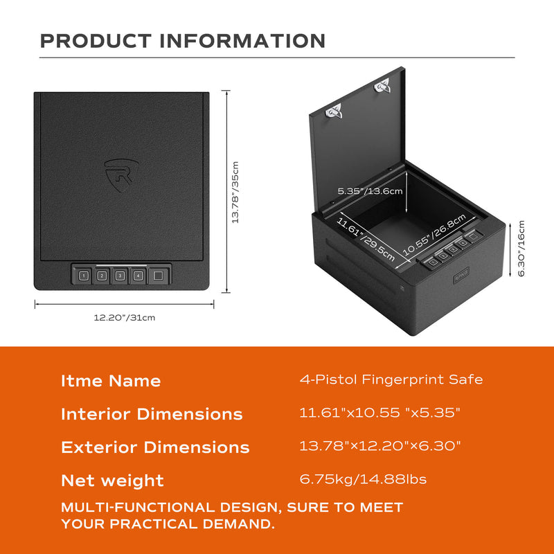 PISTOL SAFE-RP2016